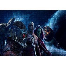 Cakapuzzle Guardians of The Galaxy 4 Kahraman 120 Parça Ahşap Puzzle