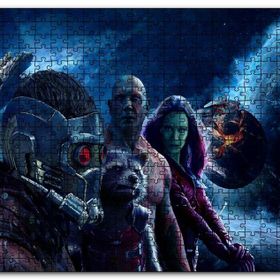 Cakapuzzle Guardians Of The Galaxy 4 Kahraman Mdf 500 Parça Puzzle