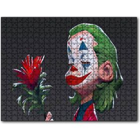 Cakapuzzle Gül İle Ağlayan Joker Görseli 120 Parça Puzzle