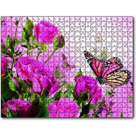 Cakapuzzle Güller ve Kelebek 120 Parça Puzzle