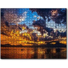 Cakapuzzle Gün Batımı Doğa Tekne 255 Parça Puzzle