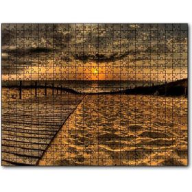 Cakapuzzle Gün Batımında Plaj 500 Parça Puzzle