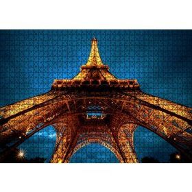 Cakapuzzle Günbatımı Eyfel Kulesi Alttan Görünüş 120 Parça Ahşap Puzzle