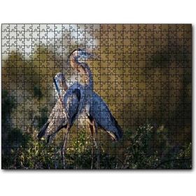 Cakapuzzle Günbatımında Balıkçıl Çift Mdf 255 Parça Puzzle