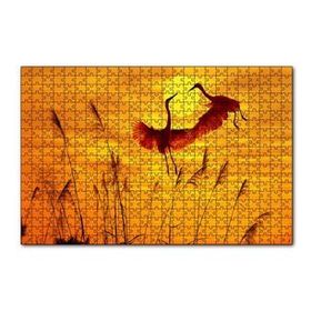 Cakapuzzle Günbatımında Balıkçılların Dansı 120 Parça Ahşap Puzzle