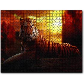 Cakapuzzle Günbatımında Kaplan 1000 Parça Puzzle