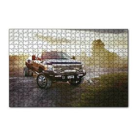 Cakapuzzle Gündoğumu ve Chevrolet Kamyonet 120 Parça Ahşap Puzzle