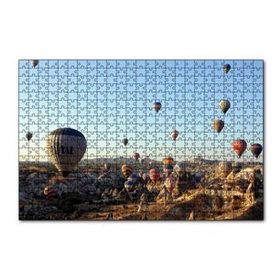 Cakapuzzle Gündoğumunda Kapadokyada Balonlar 120 Parça Ahşap Puzzle