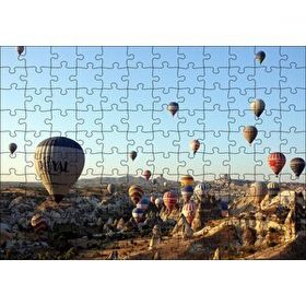 Cakapuzzle Gündoğumunda Kapadokyada Balonlar Mdf 120 Parça Puzzle