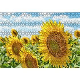 Cakapuzzle Günebakan Çiçekleri 120 Parça Ahşap Puzzle