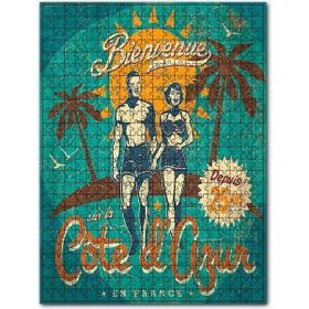 Cakapuzzle Güneş Deniz Palmiye Tatil Görseli 120 Parça Puzzle