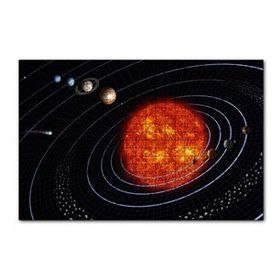 Cakapuzzle Güneş Sistemi 120 Parça Ahşap Puzzle