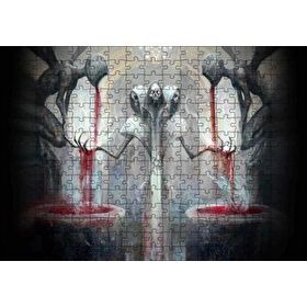 Cakapuzzle Güneş Tanrısının Kanı Derin Rüya Görseli 120 Parça Ahşap Puzzle