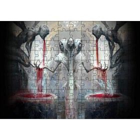 Cakapuzzle Güneş Tanrısının Kanı Derin Rüya Görseli 120 Parça Ahşap Puzzle