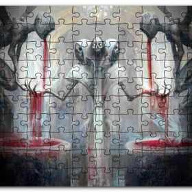 Cakapuzzle Güneş Tanrısının Kanı Derin Rüya Görseli Mdf 1000 Parça Puzzle