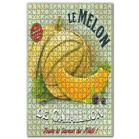 Cakapuzzle Güneyin Tüm Lezzeti Kavun Afiş Görseli Ahşap 1000 Parça Puzzle