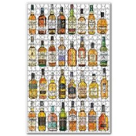 Cakapuzzle Gurme Arpa Suları Beyaz Zemin 120 Parça Ahşap Puzzle