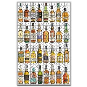Cakapuzzle Gurme Arpa Suları Beyaz Zemin Ahşap 255 Parça Puzzle