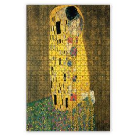 Cakapuzzle Gustav Klimt Öpücük Görseli Ahşap 1000 Parça Puzzle