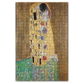 Cakapuzzle Gustav Klimt Öpücük Tablosu Ahşap 500 Parça Puzzle