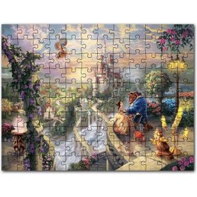 Cakapuzzle Güzel ve Çirkin Görseli Ahşap 1000 Parça Puzzle