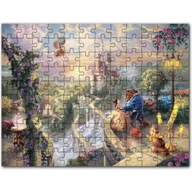 Cakapuzzle Güzel ve Çirkin Görseli Ahşap 1000 Parça Puzzle