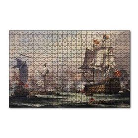 Cakapuzzle Haçlı Donanması Gemileri 120 Parça Ahşap Puzzle