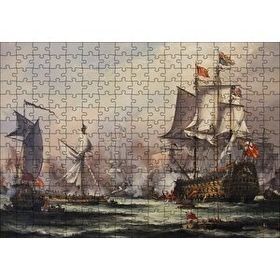 Cakapuzzle Haçlı Donanması Gemileri 120 Parça Ahşap Puzzle