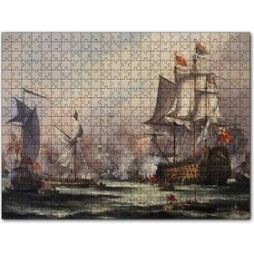 Cakapuzzle Haçlı Donanması Gemileri Mdf 500 Parça Puzzle