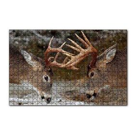 Cakapuzzle Hakimiyet Mücadelesindeki Geyikler 120 Parça Ahşap Puzzle