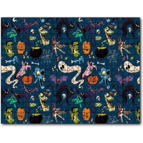 Cakapuzzle Halloween Pattern 1000 Parça Puzzle