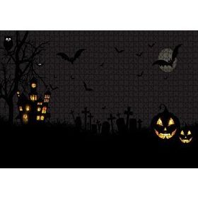Cakapuzzle Halloween'de Dolunay 1000 Parça Yapboz Mdf Puzzle