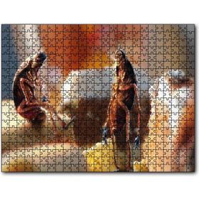 Cakapuzzle Hamamböceklerinin Muffin Keyfi Mdf 120 Parça Puzzle