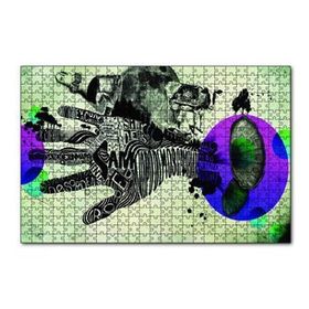 Cakapuzzle Hand Fingers Surrealism 120 Parça Ahşap Puzzle