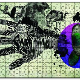 Cakapuzzle Hand Fingers Surrealism Ahşap 255 Parça Puzzle
