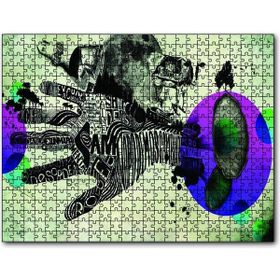 Cakapuzzle Hand Fingers Surrealism Ahşap 255 Parça Puzzle