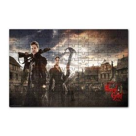 Cakapuzzle Hansel ve Gretel Cadı Avcıları Görseli 120 Parça Ahşap Puzzle