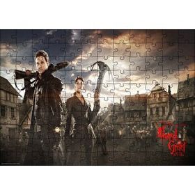 Cakapuzzle Hansel ve Gretel Cadı Avcıları Görseli Mdf 120 Parça Puzzle