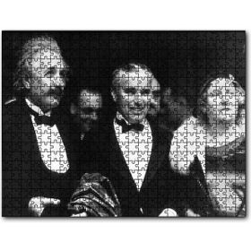 Cakapuzzle Haplin ve Einştein Şehir Işıkları Galasında 255 Parça Puzzle