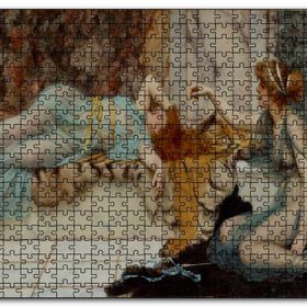 Cakapuzzle Haremde İstirahat Saati Mdf 1000 Parça Puzzle