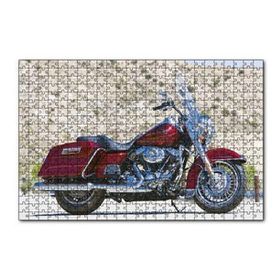 Cakapuzzle Harley Davidson Bordo Motorsiklet 120 Parça Ahşap Puzzle