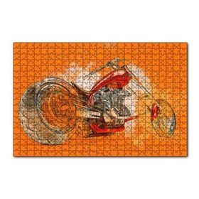 Cakapuzzle Harley Davidson Sanat 120 Parça Ahşap Puzzle