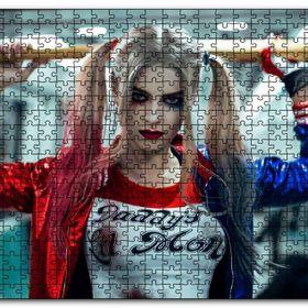 Cakapuzzle Harley Quinn Beyzbol Sopasıyla Ahşap 500 Parça Puzzle