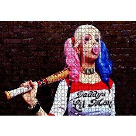 Cakapuzzle Harley Quinn Cosplay 120 Parça Ahşap Puzzle