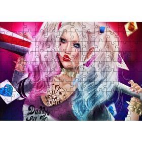 Cakapuzzle Harley Quinn İskambil Yapboz MDF Puzzle
