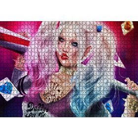 Cakapuzzle Harley Quinn İskambil Yapboz MDF Puzzle