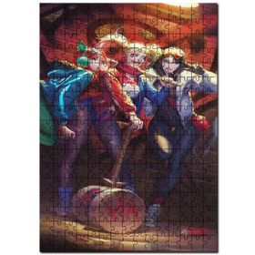 Cakapuzzle Harley Quinn Joker Kızlar Görseli Mdf 120 Parça Puzzle