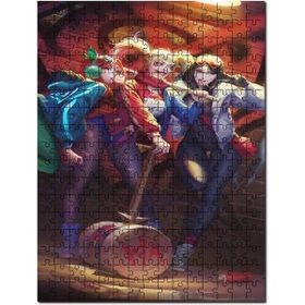 Cakapuzzle Harley Quinn Joker Kızlar Görseli Mdf 120 Parça Puzzle