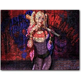 Cakapuzzle Harley Quinn ve Beyzbol Sopası 255 Parça Puzzle