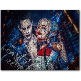 Cakapuzzle Harley Quinn ve Joker Illüstrasyon 500 Parça Puzzle